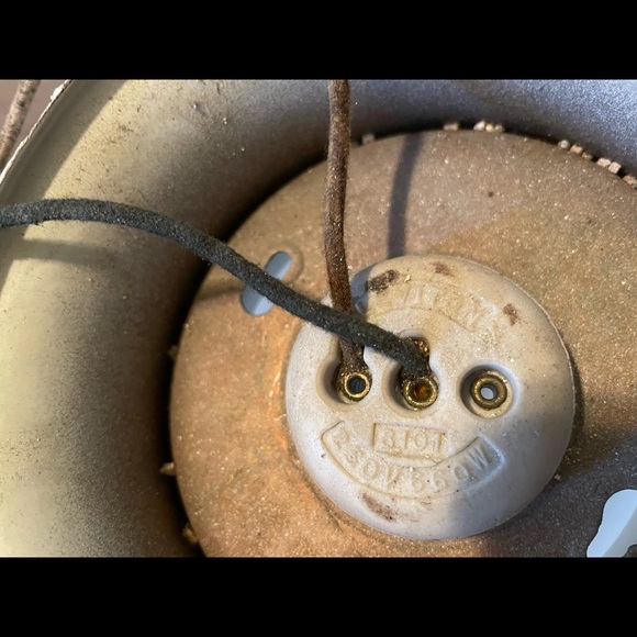 Vintage Milk Glass Mushroom Ceiling Light Fixture Shade - Picture 6 of 8